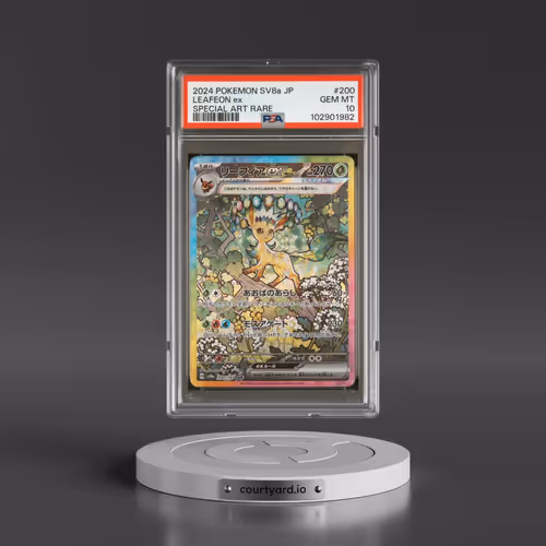 2024 Pokémon Sv8a-Terastal Fest EX #200 Leafeon EX - Holo Special Art Rare (PSA 10 GEM MINT)