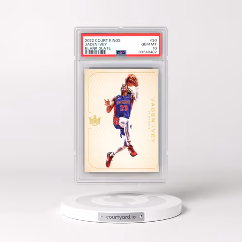 2022 Panini Court Kings Blank Slate #20 Jaden Ivey (PSA 10 GEM MINT)