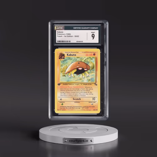 1999 Fossil #50/62 Kabuto - 1st Edition 1st Edition (CGC 9 MINT)