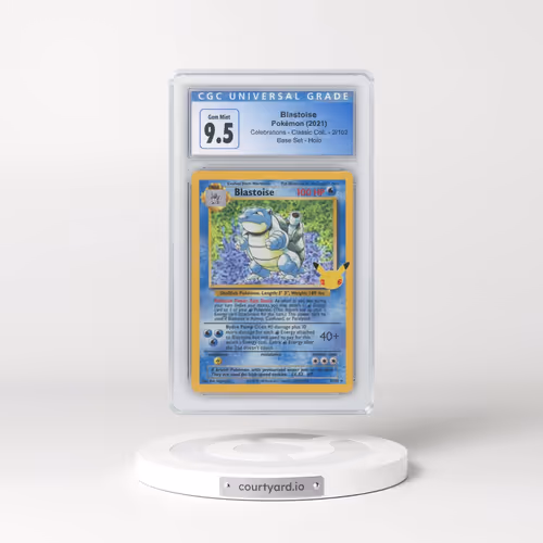 2021 Celebrations - Classic Collection #2/102 Blastoise - Base Set Holo (CGC 10 GEM MINT)