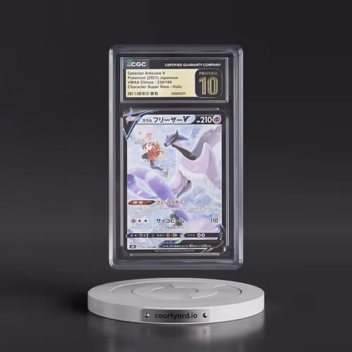 2021 VMAX Climax #230/184 Galarian Articuno V - Holo Character Super Rare (CGC 10 PRISTINE)
