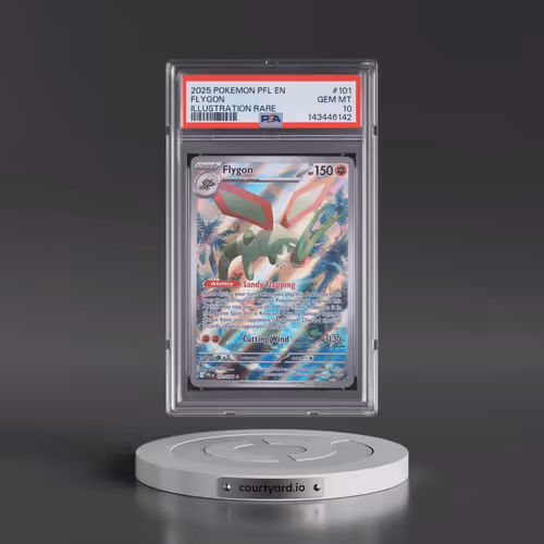 2025 Pokémon Pfl EN-Phantasmal Flames #101 Flygon - Illustration Rare (PSA 10 GEM MINT)