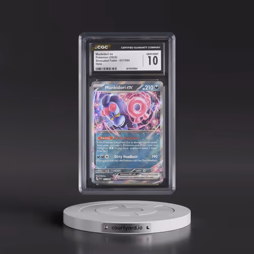 2023 Shrouded Fable - SFA EN #037/064 Munkidori ex - Holo (CGC 10 GEM MINT)