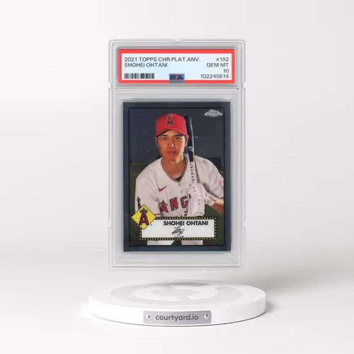 2021 Topps Chrome Platinum Anniversary #192 Shohei Ohtani (PSA 10 GEM MINT)