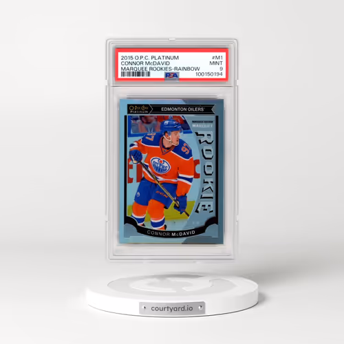 2015 O-Pee-Chee Platinum Marquee Rookies #M1 Connor McDavid - Rainbow (PSA 9 MINT)
