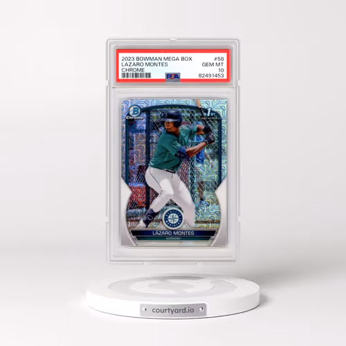 2023 Bowman Mega Box Chrome #58 Lazaro Montes (PSA 10 GEM MINT)