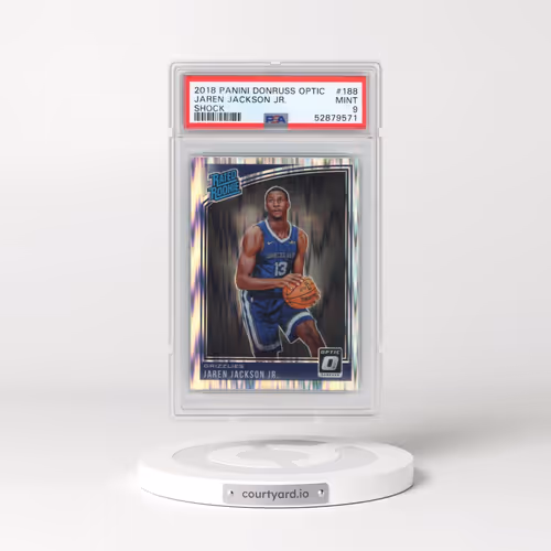 2018 Panini Donruss Optic #188 Jaren Jackson Jr. - Shock (PSA 9 MINT)