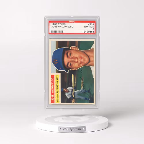 1956 Topps #237 Jose Valdivielso (PSA 8 NM-MT)