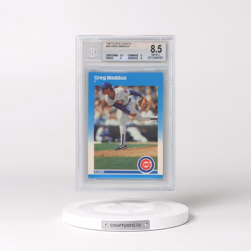 1987 Fleer Update #U-68 Greg Maddux (BGS 8.5 NM-MT+)