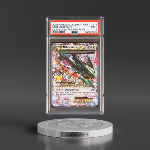 2021 Pokémon Celebrations Classic Collection #76 M Rayquaza EX - Holo (PSA 9 MINT)