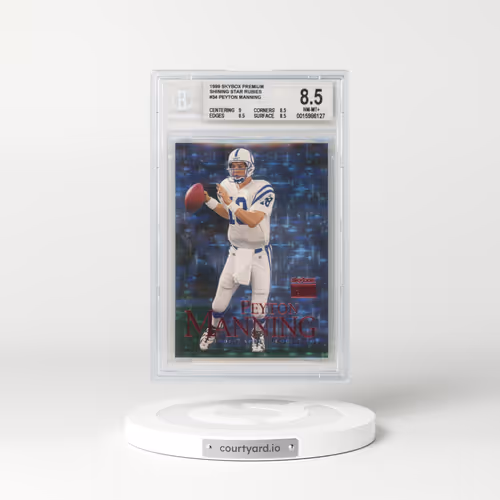 1999 SkyBox Premium Shining Star Rubies #34 Peyton Manning (BGS 8.5 NM-MT+)