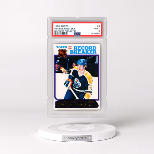 1980 Topps #3 Wayne Gretzky - Record Breaker (PSA 9 MINT)