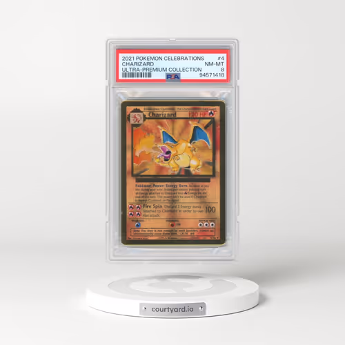2021 Pokémon Celebrations Ultra-Premium Collection #4 Charizard (PSA 8 NM-MT)