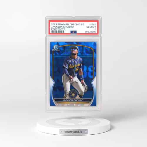 2023 Bowman Chrome Sapphire Edition Prospects #246 Jackson Chourio (PSA 10 GEM MINT)