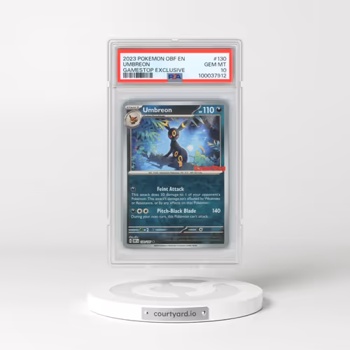 2023 Pokémon Obf EN-Obsidian Flames #130 Umbreon - Gamestop Exclusive (PSA 10 GEM MINT)