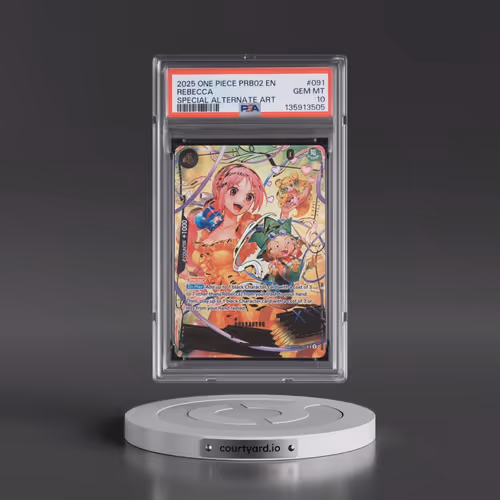 2025 One Piece PRB02-Premium Booster -One Piece Card the Best- Vol.2 #091 Rebecca - Special Alternat