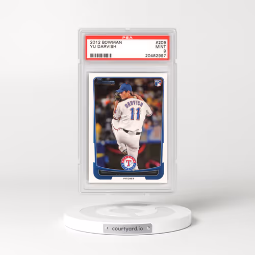 2012 Bowman #209 YU Darvish (PSA 9 MINT)