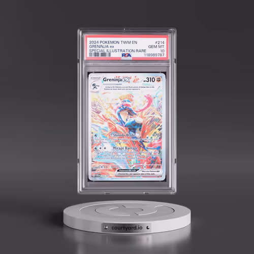 2024 Pokémon Twm EN-Twilight Masquerade #214 Greninja EX - Holo Special Illustration Rare (PSA 10 GE