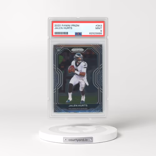 2020 Panini Prizm #343 Jalen Hurts (PSA 9 MINT)