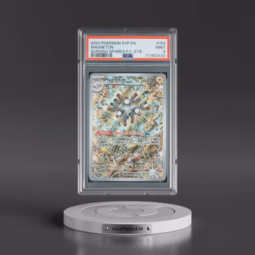 2024 Pokémon Svp EN-SV Black Star Promo #159 Magneton - Surging Sparks Pokemon Center Elite Trainer
