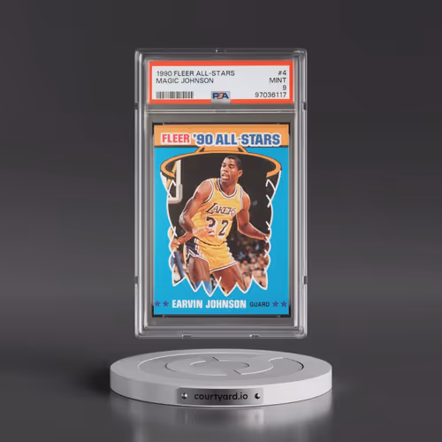 1990 Fleer All-Stars #4 Magic Johnson (PSA 9 MINT)