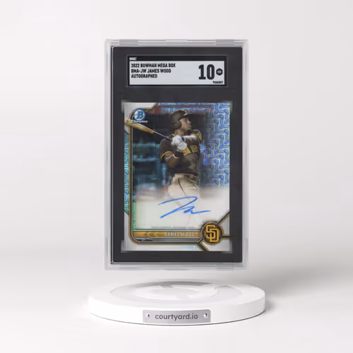 2022 Bowman Mega Box #BMA-JW James Wood - Auto. (SGC 10 GEM MINT)