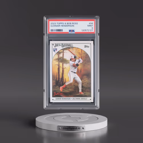 2023 Topps X Bob Ross the Joy of Baseball #94 Gunnar Henderson (PSA 9 MINT)