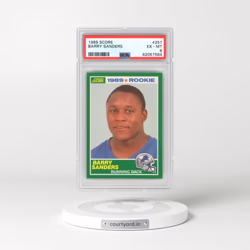 1989 Score #257 Barry Sanders (PSA 6 EX-MT)