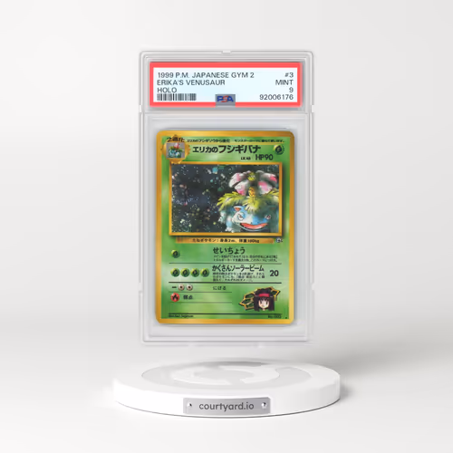 1999 Japanese Gym 2 #3 Erika's Venusaur - Holo (PSA 9 MINT)