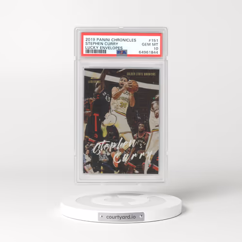 2019 Panini Chronicles #151 Stephen Curry - Lucky Envelopes (PSA 10 GEM MINT)