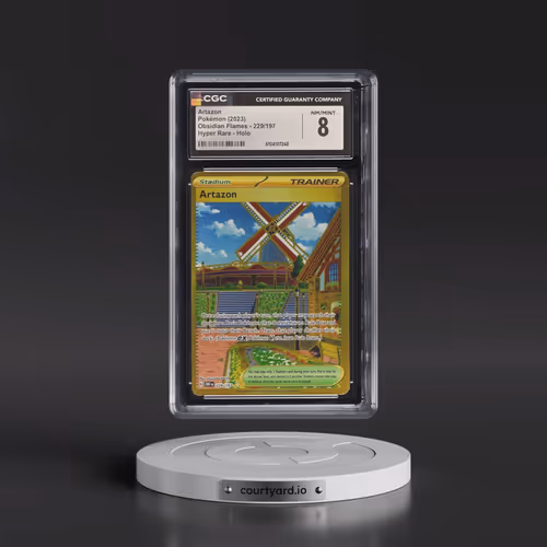2023 Obsidian Flames - OBF EN #229/197 Artazon - Hyper Rare Holo (CGC 8 NM-MT)