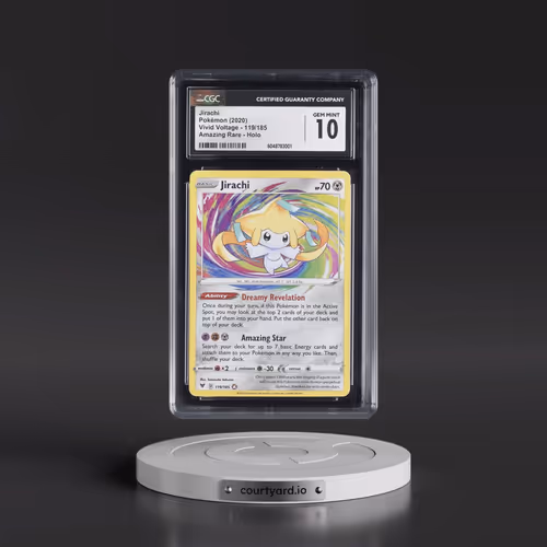 2020 Vivid Voltage #119/185 Jirachi - Amazing Rare Holo (CGC 10 GEM MINT)