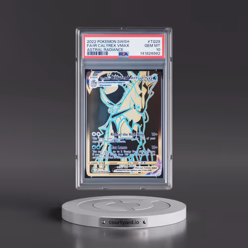 2022 Pokémon Sword & Shield Astral Radiance #TG29 Ice Rider Calyrex Vmax - Full Art (PSA 10 GEM MINT