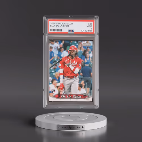 2024 Topps Stadium Club #48 Elly de La Cruz (PSA 9 MINT)