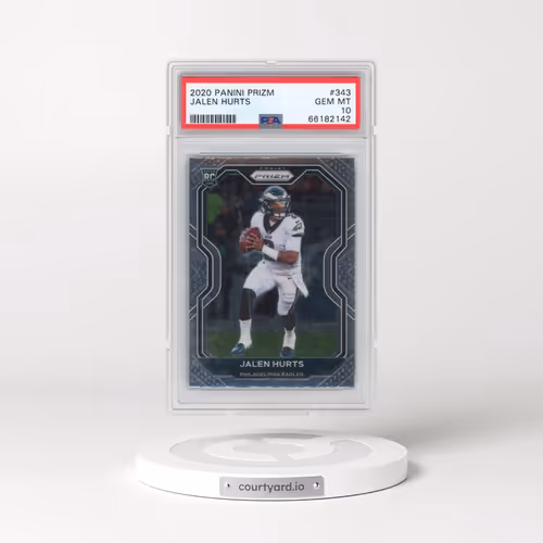 2020 Panini Prizm #343 Jalen Hurts (PSA 10 GEM MINT)