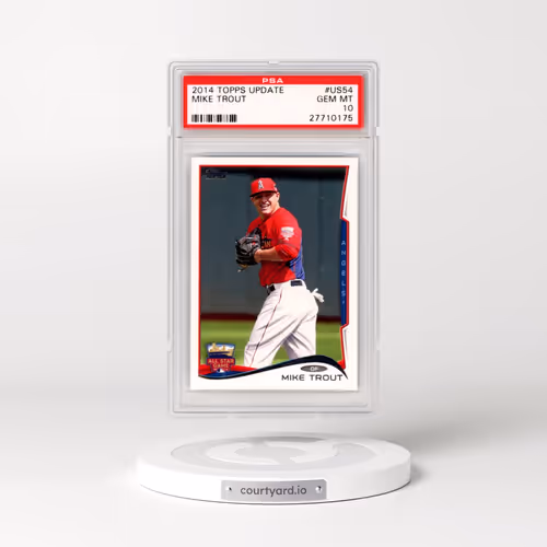 2014 Topps Update #US54 Mike Trout (PSA 10 GEM MINT)