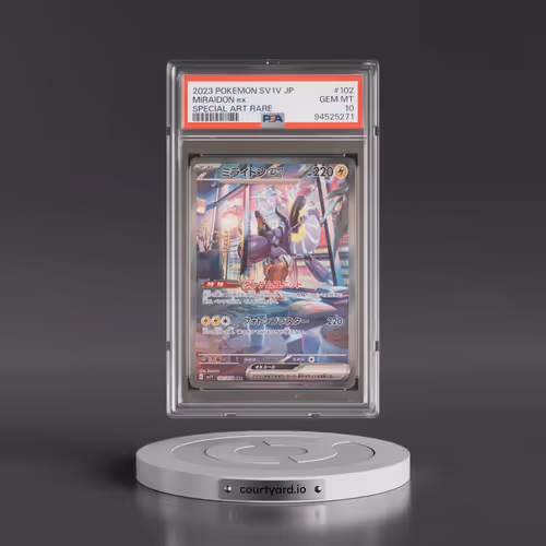 2023 Pokémon Sv1v-Violet EX #102 Miraidon EX - Holo Special Art Rare (PSA 10 GEM MINT)