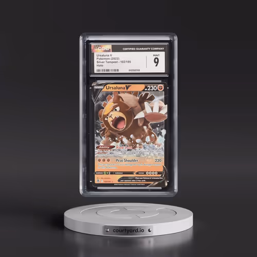 2022 Silver Tempest #102/195 Ursaluna V - Holo (CGC 9 MINT)