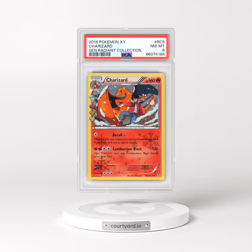 2016 Pokémon XY Generations Radiant Collection #RC5 Charizard (PSA 8 NM-MT)