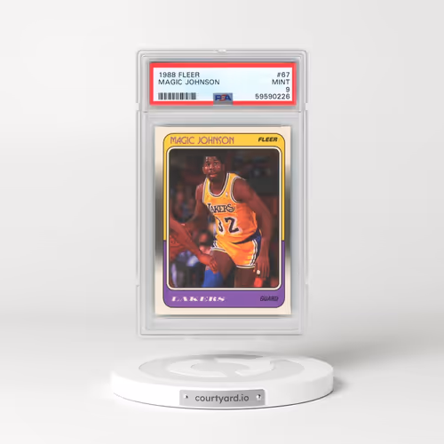 1988 Fleer #67 Magic Johnson (PSA 9 MINT)