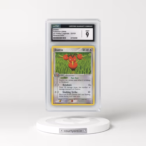 2004 EX Hidden Legends #33/101 Dodrio - Reverse Holo (CGC 9 MINT)