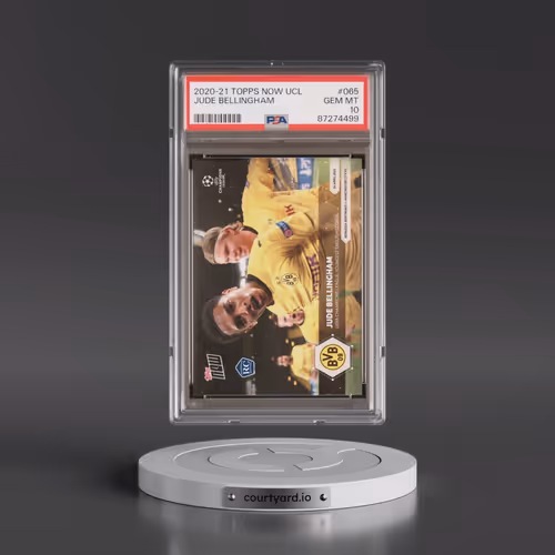 2020 Topps Now UEFA Champions League #065 Jude Bellingham (PSA 10 GEM MINT)