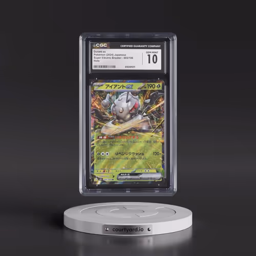 2024 Super Electric Breaker - sv8 #003/106 Durant ex - Holo (CGC 10 GEM MINT)