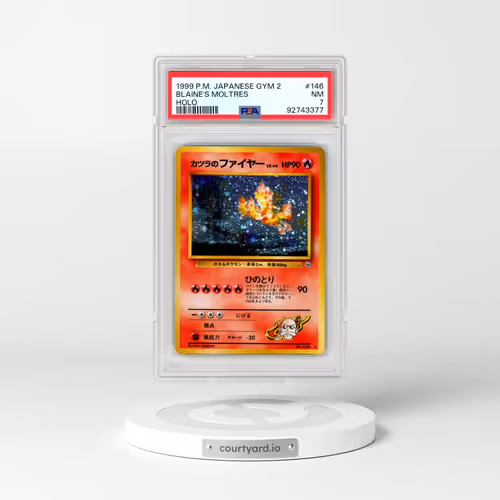 1999 Pokémon Gym 2 #146 Blaine's Moltres - Holo (PSA 7 NM)