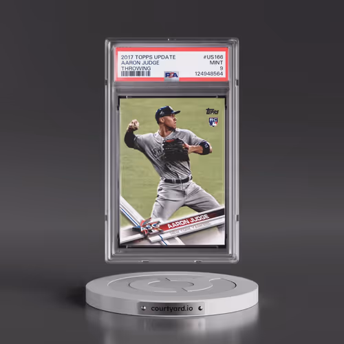 2017 Topps Update #US166 Aaron Judge - Throwing (PSA 9 MINT)