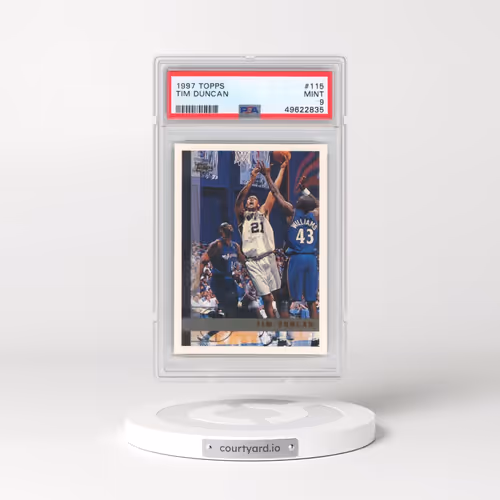 1997 Topps #115 Tim Duncan (PSA 9 MINT)