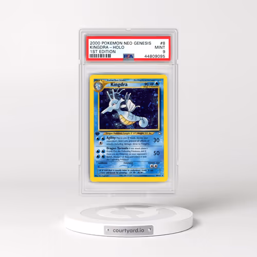 2000 Pokémon Neo Genesis #8 Kingdra - 1st Edition Holo (PSA 9 MINT)