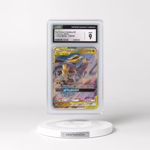 2019 Unified Minds #146/236 Garchomp & Giratina GX - Holo (CGC 9 MINT)