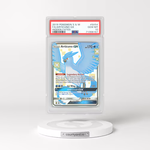 2019 Hidden Fates #SV54 Articuno GX - Holo (PSA 10 GEM MINT)