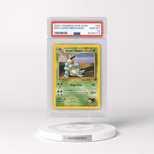2000 Pokémon Gym Challenge #23 Giovanni's Nidoqueen (PSA 10 GEM MINT)